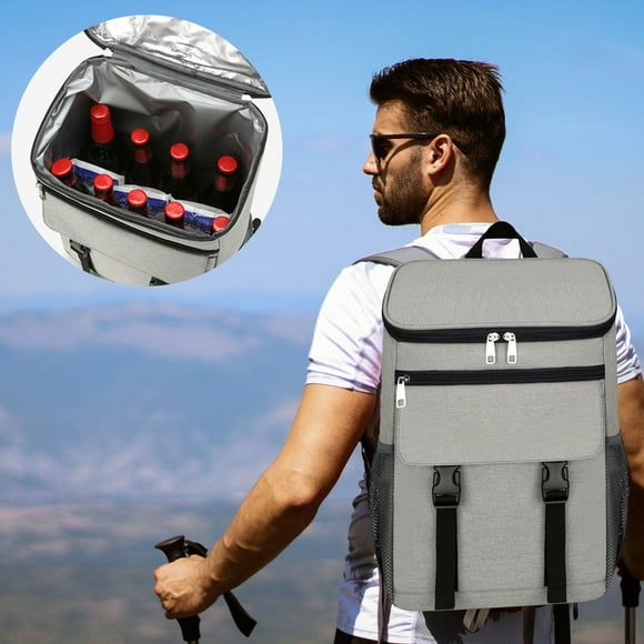 Cooler Backpack Soft Insulated Leak Proof 30 Cans Insulated Backpack Cooler Portable Picnic Camping Beach Hiking BBQ Lunch Backpack For Men And Women