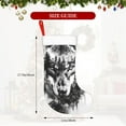 thumbnail image 4 of Yiaed Majestic Wolf Landscape Print Christmas Stockings, Christmas Stockings Hanging Ornaments, Christmas Stockings for Family Christmas Holiday Decorations, 4 of 7