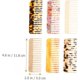 thumbnail image 5 of Juego de 6 peines desenredantes de acetato antiestático para cabello grueso, rizado, húmedo y seco., 5 of 5