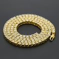 thumbnail image 2 of Collier pour Hommes Créatif Hip Pop Simple Rangée Décor en Alliage Collier Chaîne Collier, 2 of 10