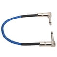 thumbnail image 3 of Cables de Pedal de efectos de guitarra de 635mm Cable de Pedal de línea de conexión Cable de ángulo recto accesorios de guitarra, 3 of 8