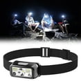 thumbnail image 1 of LED Headlamp Flashlight | Head-Mounted Rechargeable Long-Life Strong Light | Red Light | Motion Sensor Induction | Elastic Adjustable Band | Outdoor Camping Hiking Fishing | Includes USB Cable, 1 of 9