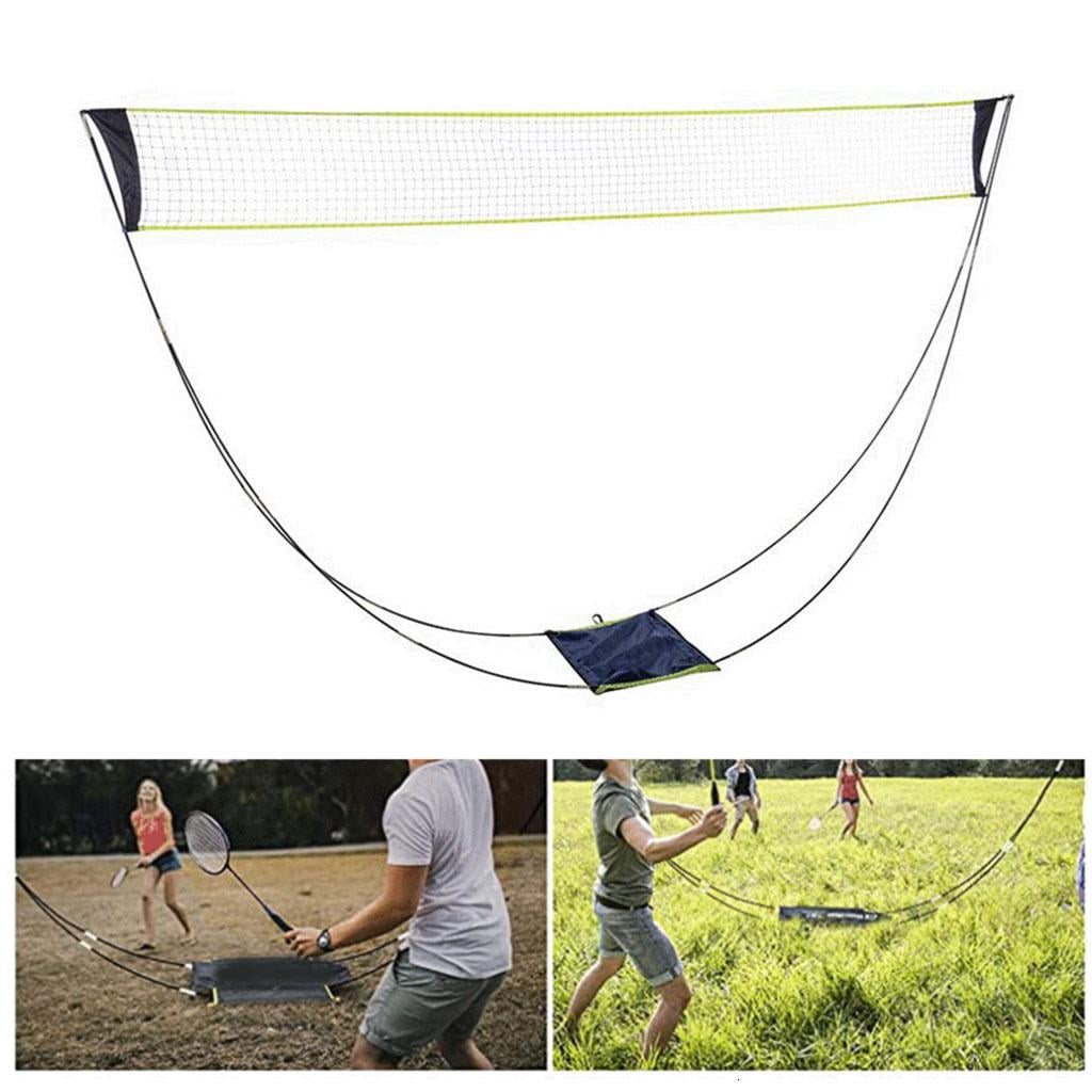 Yihuala Foldable Badminton Set Easy Standard Volleyball Net For Professional Tennis Training Indoor Outdoor Sports