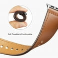 thumbnail image 5 of ALMNVO PU Leather Bands Compatible with Apple Watch Bands Ultra 49mm 45mm 44mm 41mm 40mm 42mm 38mm for Women Men, artificial leather Strap for iWatch Sereies 9 8 SE 6 5 4 3 2 1 Smartwatch Accessories, 5 of 9