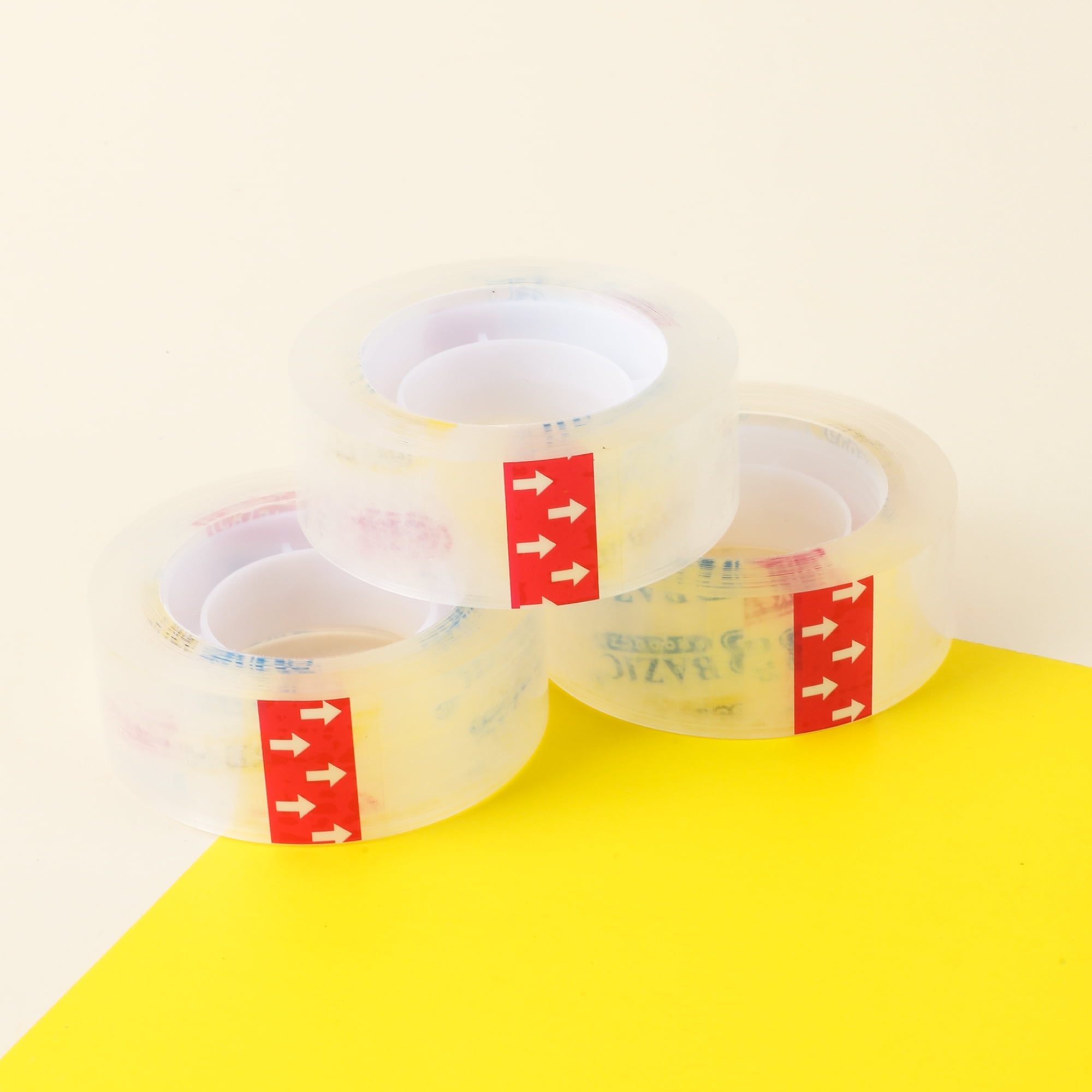 BAZIC Crystal Clear Tape Refill 3/4" X 1000", Glossy Finish, (3/Pack), 24-Pack