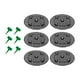 thumbnail image 1 of Kit de 6 bases para macetas elevadas, nivelador de plantas, base negra 30cmx2cm, 1 of 8