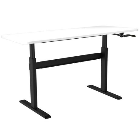 Coventry Manual Crank Handle Standing Desk Sit Stand Desk With