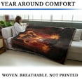 thumbnail image 4 of Pure Country Weavers You Shall Not Pass Blanket by Vincent HIE - Fantasy Cotton Tapestry Throw - Made in The USA - 72" x 54", 4 of 8