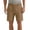 Khaki, variant on Men's Linen Shorts Dress Casual Work Golf Cotton Linen Shorts for Men Flat Front with Pockets Belt Loop Khaki