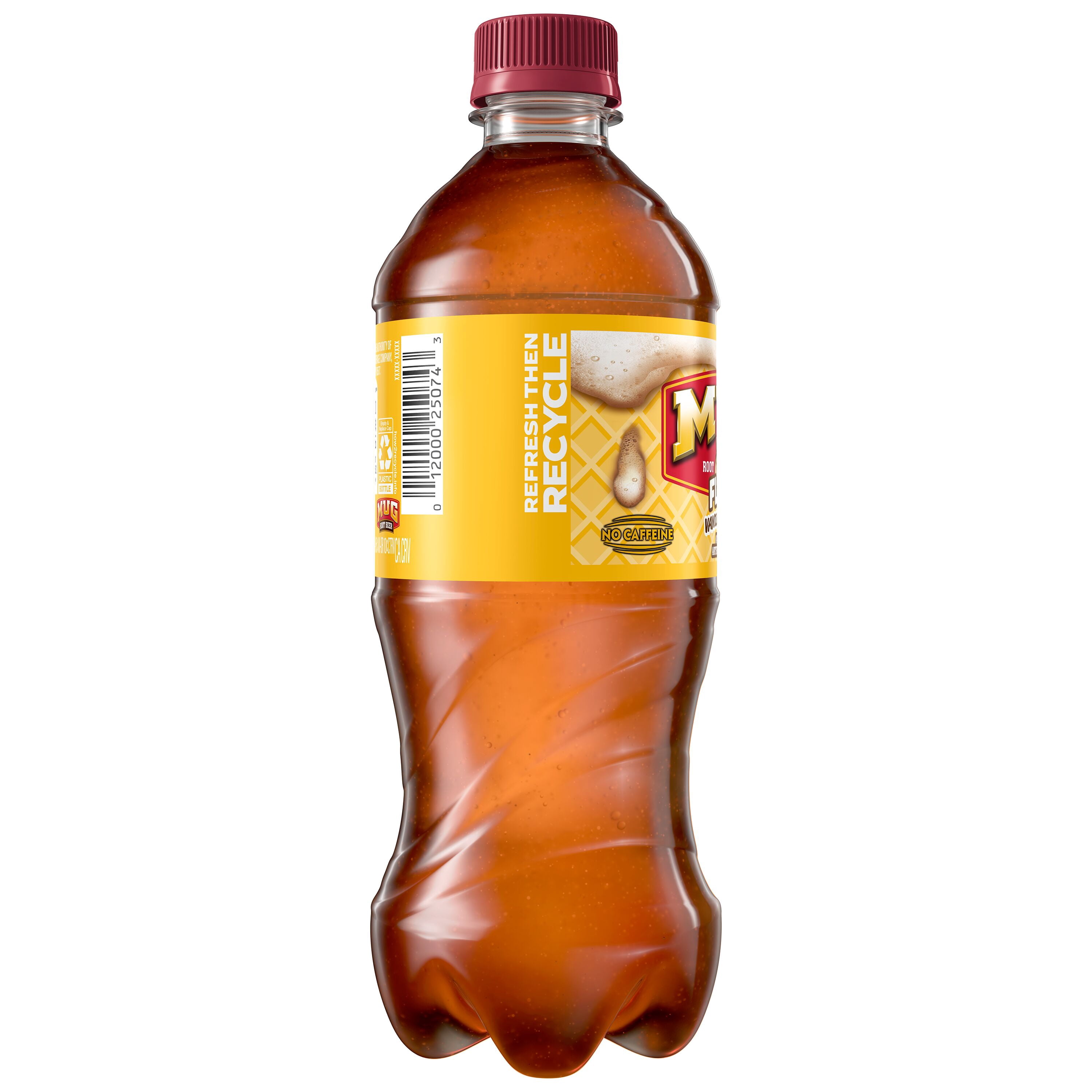 MUG Floats Vanilla Howler Soda Pop, 20 fl oz Bottle