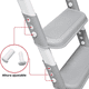 thumbnail image 2 of Baño Entrenador Infantil con Escalera Asiento Acolchado Antideslizante Plegable y Ajustable para Sanitario Común - Gris, 2 of 7