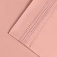 thumbnail image 3 of Superior 4-Piece 85 GSM Pink Embroidered Microfiber Sheet Set, California King, 3 of 5