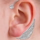 thumbnail image 4 of 1 par de aretes de aleación de zinc con diamantes de imitación, delicadas joyas para las orejas, 4 of 6