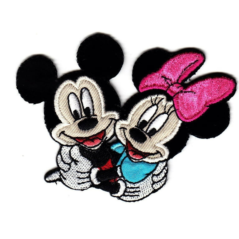 Disney © Minnie Mouse Xl Minnie Standing - Iron On Patches Adhesive Emblem  Stickers Appliques, Size: 7.87 x 5.51 Inches