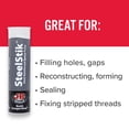 thumbnail image 3 of Masilla epoxídica J-B Weld SteelStik reforzada con acero, 60 ml, 3 of 7