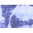 thumbnail image 1 of Ahgly Company Machine Washable Indoor Rectangle Abstract Blue Modern Area Rugs, 4' x 6', 1 of 4
