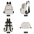 thumbnail image 4 of FORMRS Mini Backpack Purse for Women Travel Daypack Casual Shoulder Bag, Colorful Ice Cream Pattern, 4 of 7