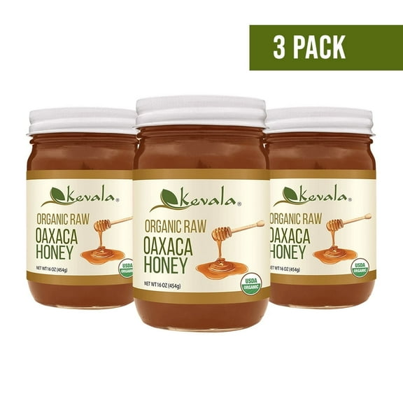 (3 Pack) Kevala Organic Oaxaca Honey 16 oz