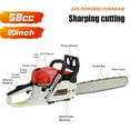 thumbnail image 5 of Floseru 58cc Gas Chainsaw 20 Inch Gas Powered Chainsaws 2-Cycle Petrol Handheld Gasoline Chain Saw Power Saws for Cutting Wood Tree Trimming, 5 of 8