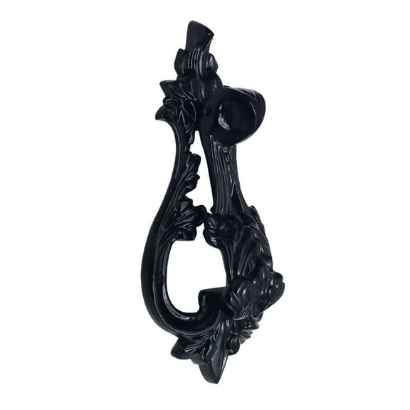 Shristy Hardware "Barachel" Black Antique Iron Antique Door Knocker- (Pack of 1 Black Powder Coated Finish)