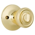 thumbnail image 3 of Brinks Keyed Entry Tulip Style Doorknob, Polished Brass Finish, 3 of 15