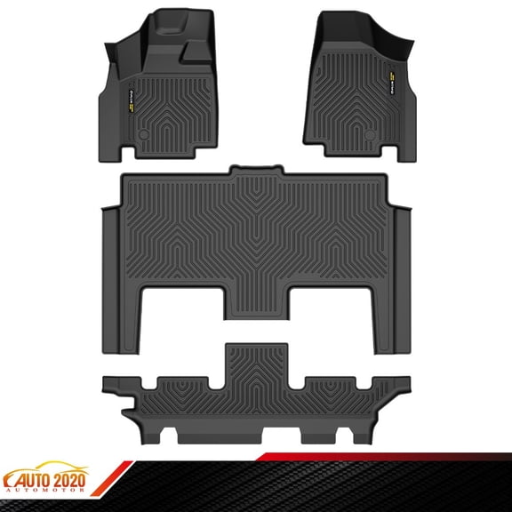 Fits 2008-20 Dodge Grand Caravan All Weather TPE Floor Mats Cargo Liner Carpets