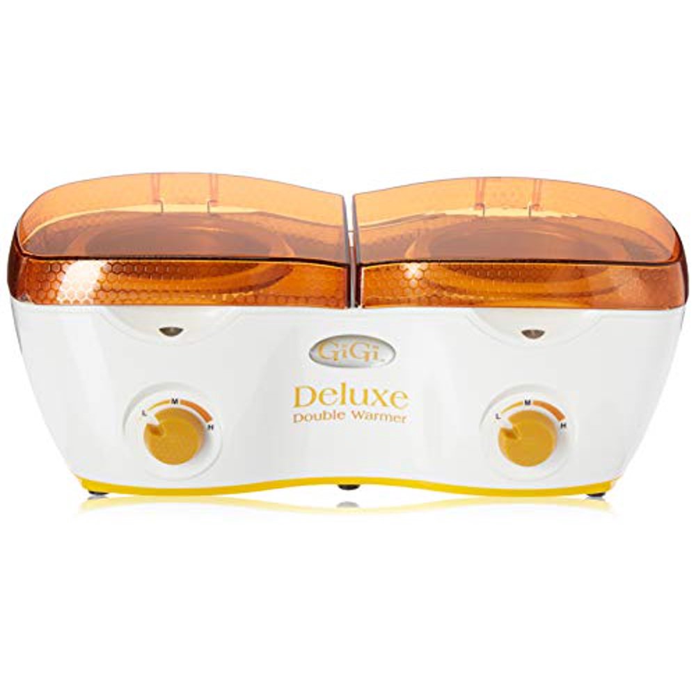 GiGi Deluxe Double Wax Warmer 2 Wax Cans 14 Ounce
