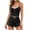 Black 01, variant on Stamozd Summer Lounge Sets for Women Love Heart Print Sleeveless Tank Tops and Shorts Set Casual Womens Pajama Sets Shorts Sleepwear Yellow L