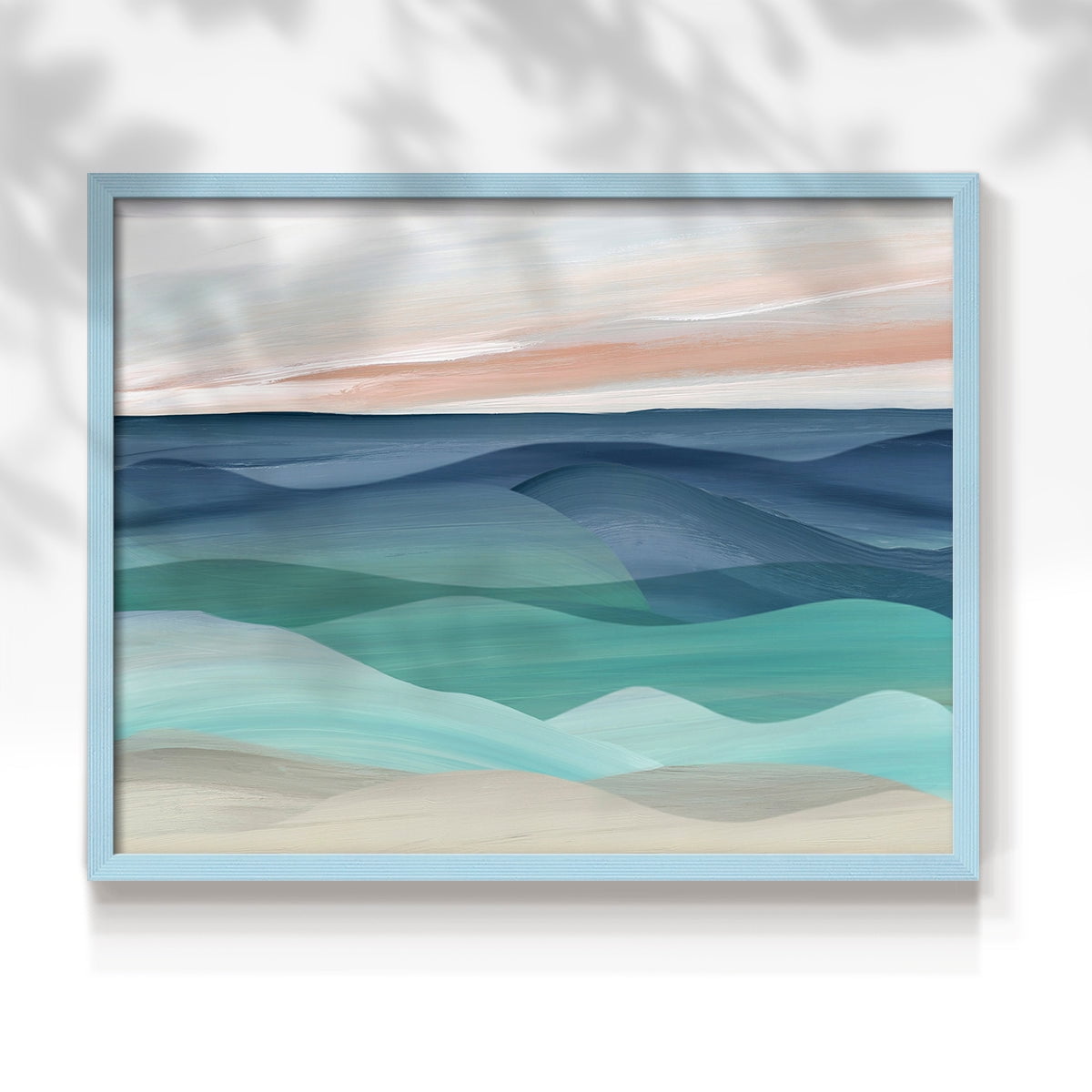 Shifting Seas by Carol Robinson - Restickable Framed Giclée Print