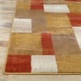 thumbnail image 3 of Superior Modern Geometric Fire Retardant and Anti-Static Indoor Area Rug, 4'x6', Ginger, 3 of 7