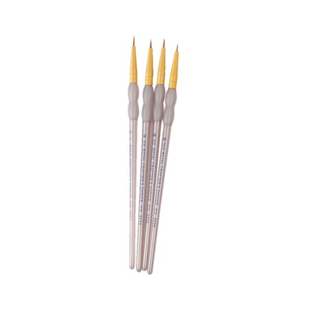 - Tandy Leather Taklon Brush Set Detail 4 per pk. 3434-01