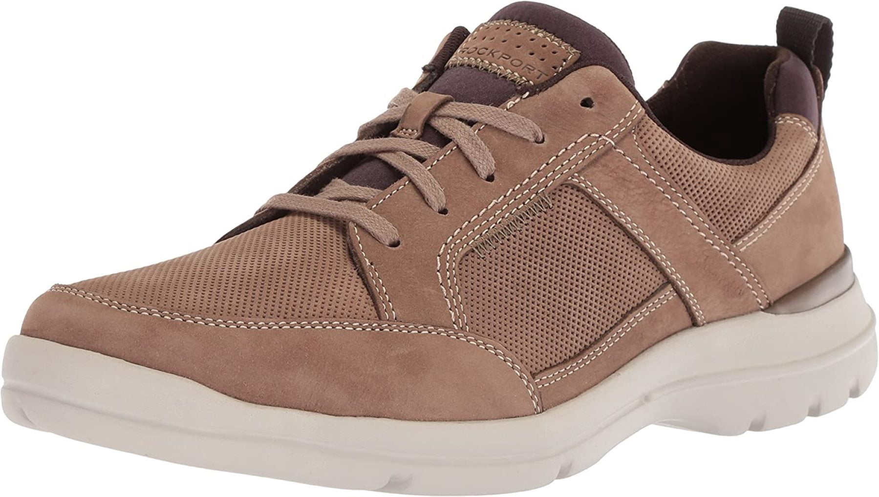 Rockport Mens City Edge Lace Up Shoe taupe nubuck 8 Cameroon 