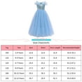 thumbnail image 2 of KAWELL Cinderella Princess Dress Costume, Christmas Party Costume for Toddler Girls 2-11T, 2 of 6