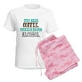 thumbnail image 6 of CafePress - Step Aside Coffee Women's Light Pajamas - Women's Short Sleeve Print T-Shirt and Pants Light Cotton Pajama Set, 6 of 7