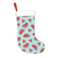 thumbnail image 2 of Naloa Watermelon Christmas Stockings Decorations, Xmas Ornaments, DIY Personalized Farmhouse Decor for Home Family Party Tree, 2 of 7