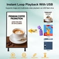 thumbnail image 5 of Pyimgus 32Inch Digital Signage Display, Portable Digital Signage, LCD Advertising Display, CMS Remote Publishing, 24/7 Operation, Split Screen, HDMI/USB/WiFi/Android System, 5 of 8
