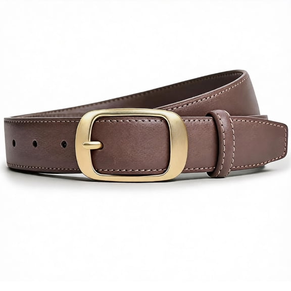 Natyhooy Women's Leather Belts with Metal Buckle Fashion Ladies Waist Belt