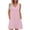 Pink, variant on Tqcoqu Women's Summer Casual T Shirt Dresses Beach Cover up Tank Dress,Red,Women's S-XXL