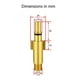 thumbnail image 4 of Boquilla de espuma Sunnimix Adaptador de latón metálico Para rociador de lavadora Karcher K2 K3 K4 K5 K6 K7, 4 of 7