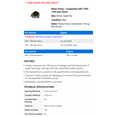 thumbnail image 2 of Water Pump - Compatible with 1990 - 1993 Geo Storm 1991 1992, 2 of 2