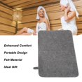 thumbnail image 4 of Felt  Cusion, Water Absorption Heat Insulation Portable Felt Heat Insulation Mat With Hanging Ring For  For Shower Room, 4 of 8