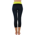 thumbnail image 2 of ToBeInStyle Women's Comfy Capri Yoga Pants with Criss-Cross Design, 2 of 7