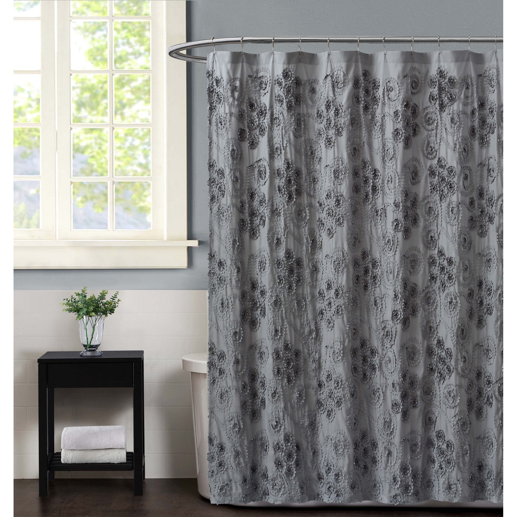 Priya 72 Inch X Shower Curtain, Priya Shower Curtain
