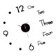 thumbnail image 5 of Reloj de pared DIY, kit de reloj de pared 3D con de silenciamiento de espejo moderno sin marco para el dormitorio de de Black_S, 5 of 6