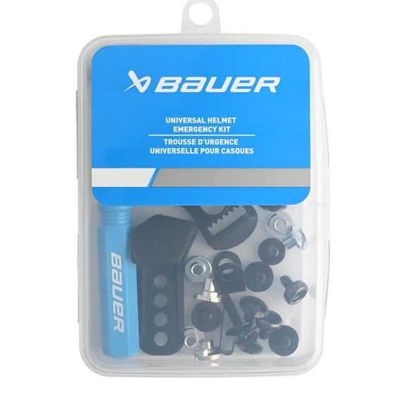 Kit de Reparación Universal para Casco de Hockey Bauer - Incluye Estuche de Viaje, Destornillador y 22 Piezas