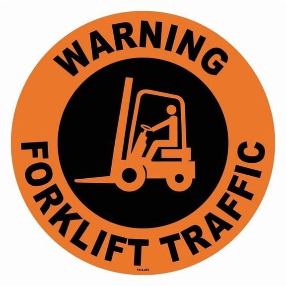 Stranco Anti-Slip Floor Sign,8 inx8 in,Vinyl,PK2 FS-8-805