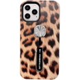 thumbnail image 1 of Phone Case for iPhone 12 Pro Max Leopard Print Finger Grip Design Rugged Shockproof Slim Soft TPU + Matte PC, 1 of 5