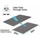 thumbnail image 3 of Alfombrilla de arena para gatos Pieviev, impermeable, a prueba de orina, que atrapa, gris, 3 of 6