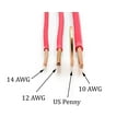 thumbnail image 4 of 75 Feet (23 Meter) - Insulated Solid Copper THHN / THWN Wire - 10 AWG, Wire is Made in the USA, Residential, Commerical, Industrial, Grounding, Electrical rated for 600 Volts - In Red, 4 of 9
