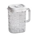 thumbnail image 1 of WRKEKC Clearance 2000ml Transparent Beverage Pitcher with Ribbed Handle | Leak-Proof ABS Plastic Water Jug for Bar, Kitchen, Parties | Dishwasher Safe, 1 of 6